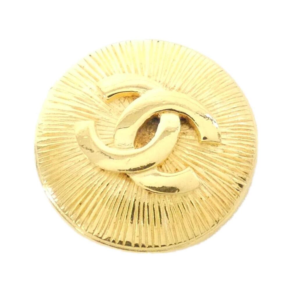 CHANEL Authentic Gold Brooch